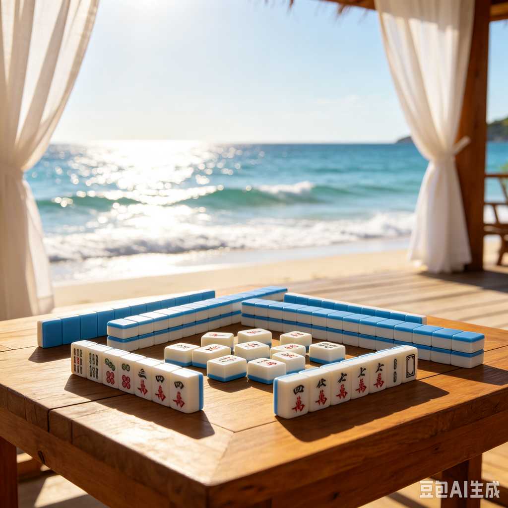 deep print mahjong set