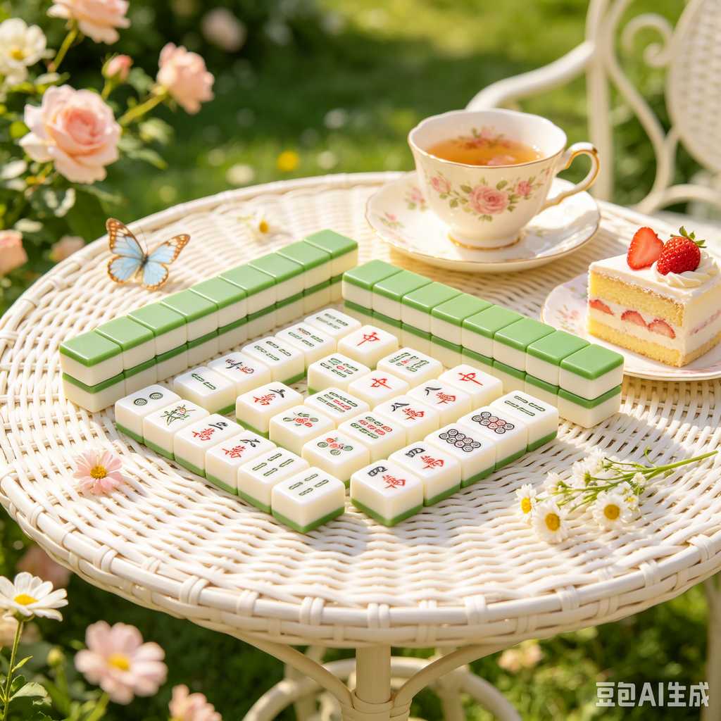 logo engrave mahjong tiles