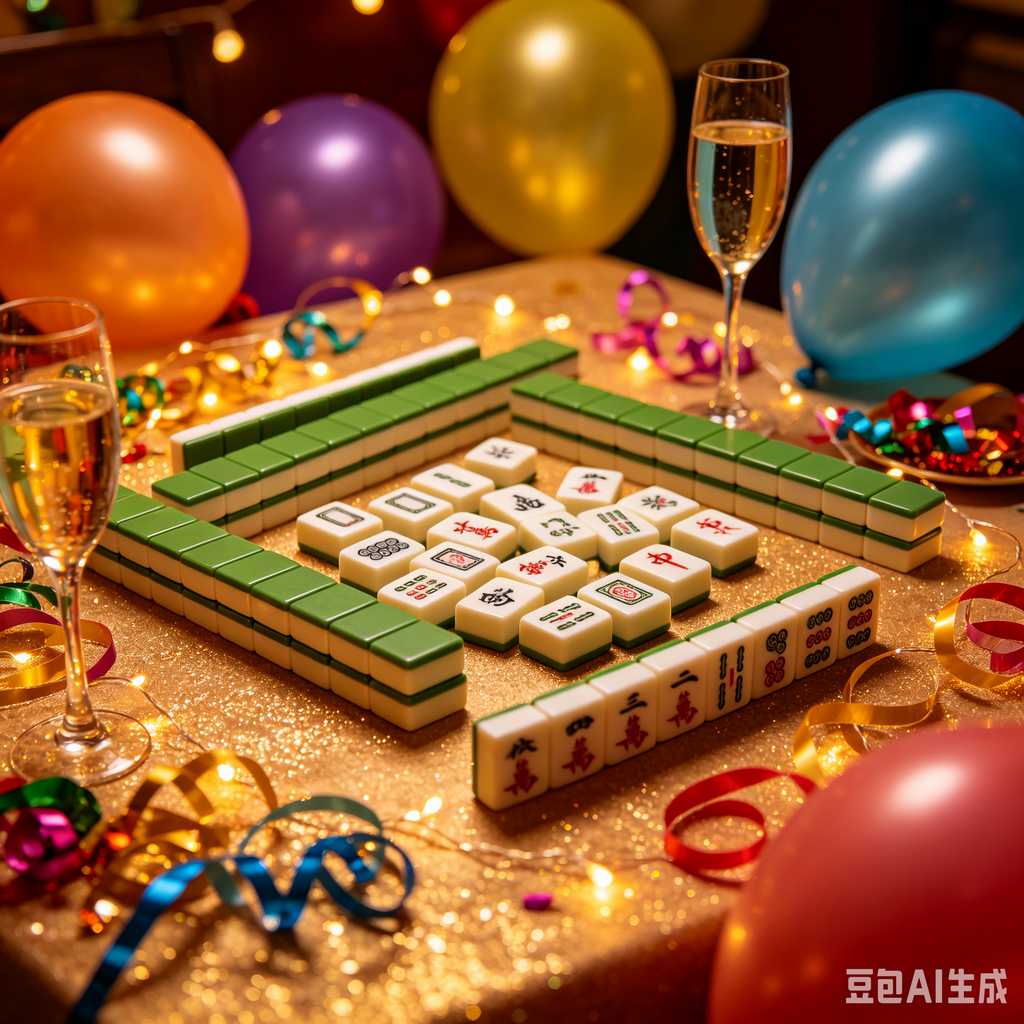 stable print mahjong set