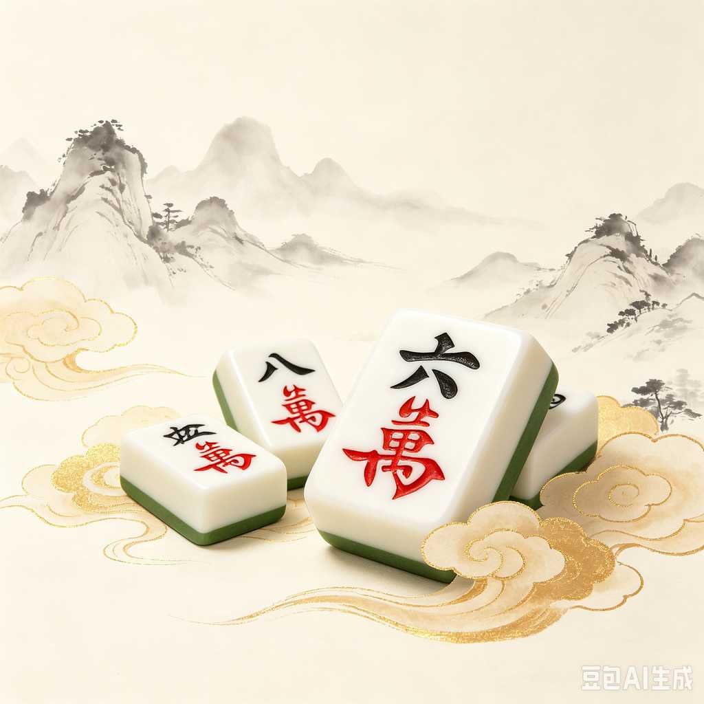 multi color mahjong set custom