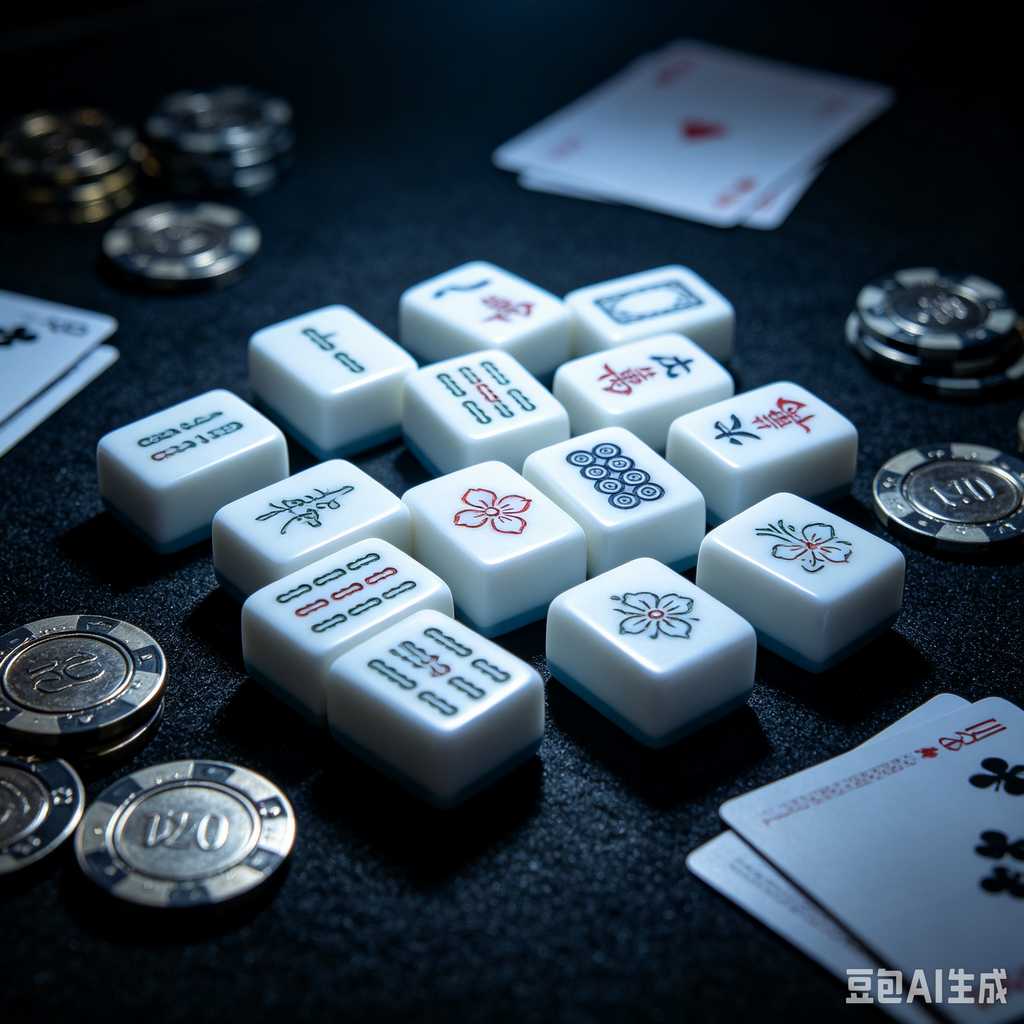 decorative mahjong tiles set